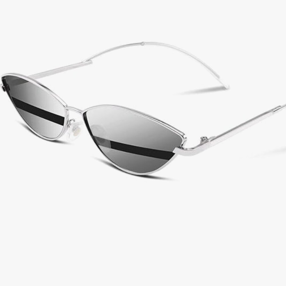 Fashion Designer Sunglasses Retro Small Petals Shape Arc Temple Design B2298